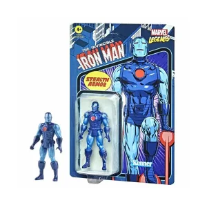 figura iron man stealth armor retro