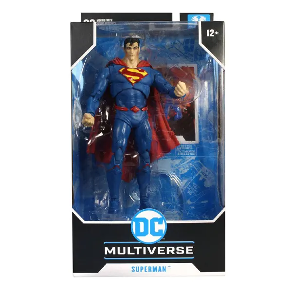 figura dc multiverse superman normal caja