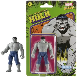 figura hulk gris retro marvel legends