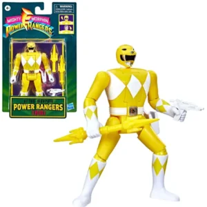 figura power ranger amarillo retro